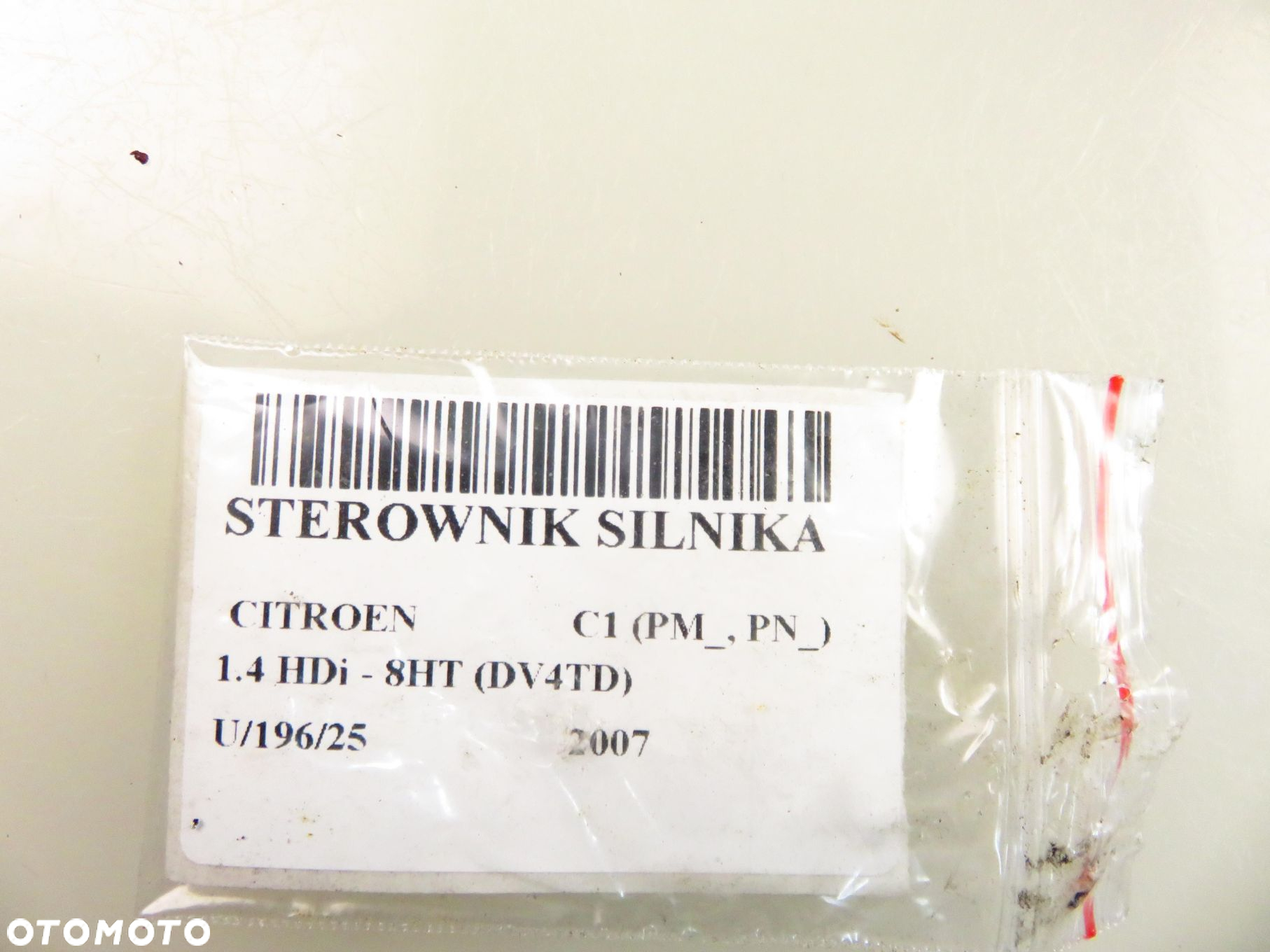 STEROWNIK CITROEN C1 1.4 HDi  89661YV011 9663181680 5WS40514AT - 2
