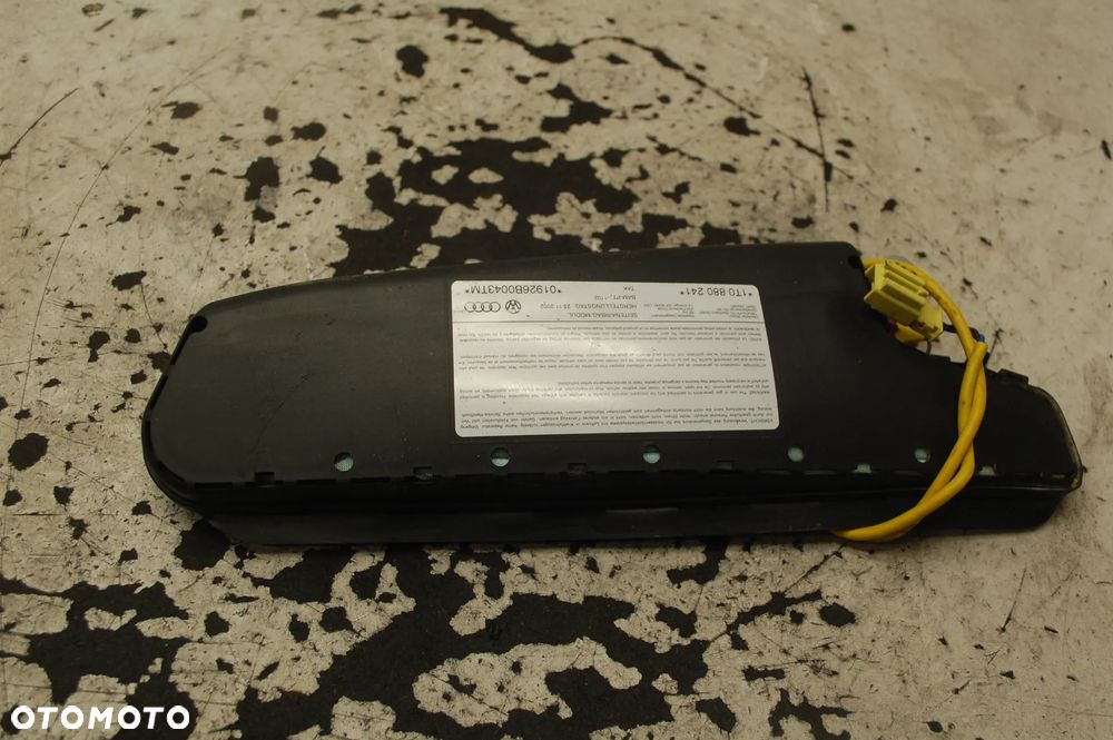 PODUSZKA AIR BAG FOTELA LEWA LEWY PRZÓD PRZEDNIA 1T0880241A AUDI A3 8P 1T0880241B VW TOURAN 1T0880241F - 5