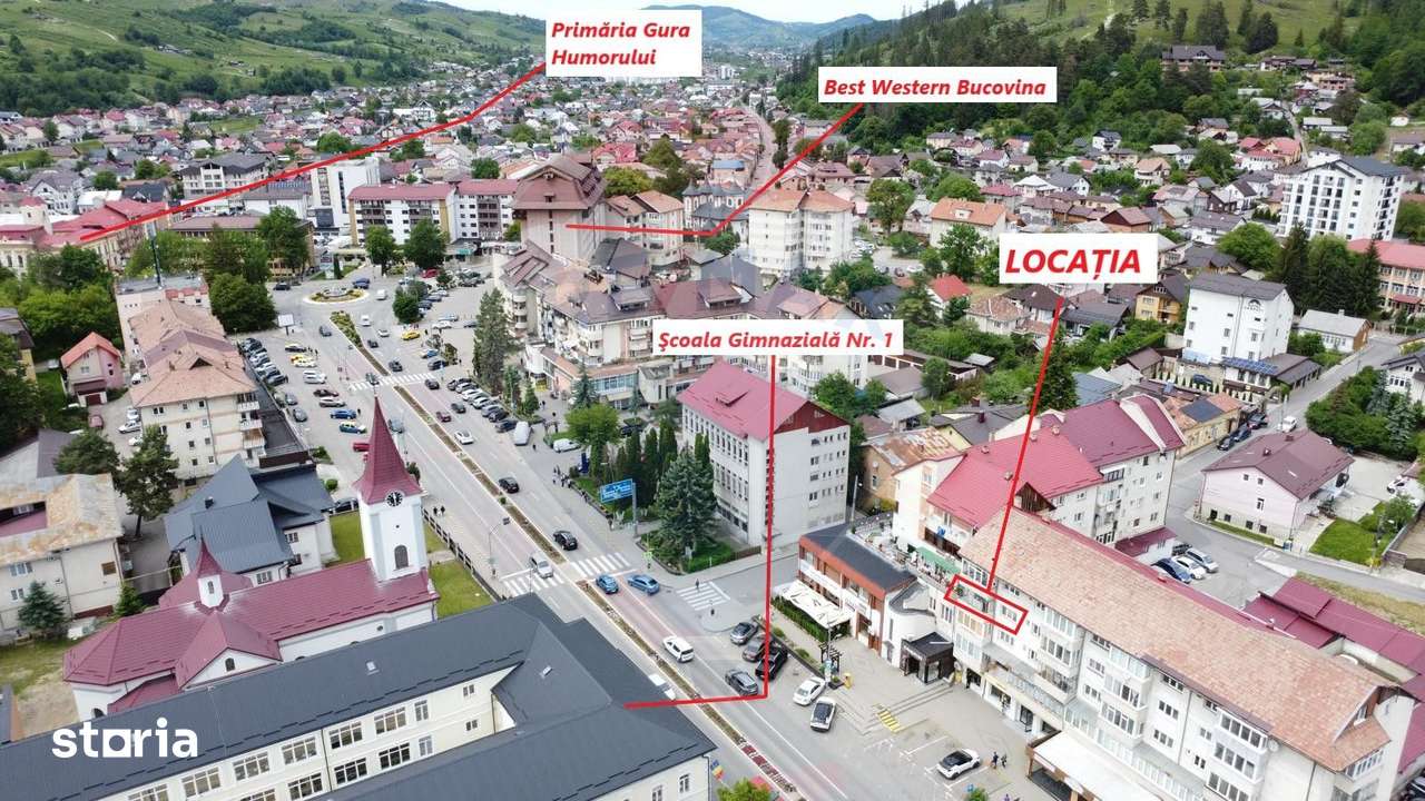 Apartament ultracentral, 2 camere, Gura Humorului, Suceava — fotografia 1