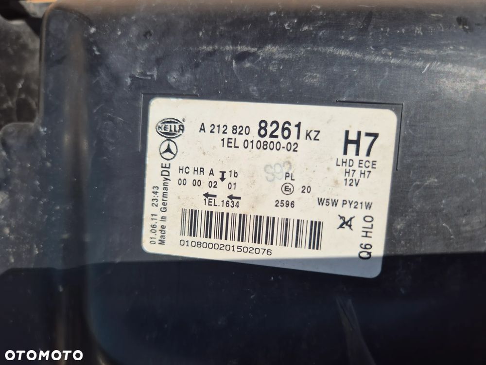 Mercedes E klasa W212 komplet lamp.H7.HELLA.2009- .100%.EU - 19