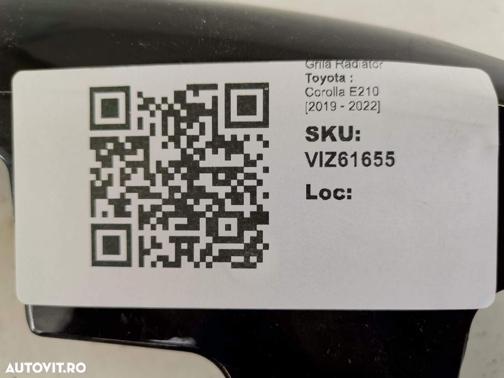 Grila Radiator Toyota Corolla E210 2019 2020 2021 2022 Originala In St - 8