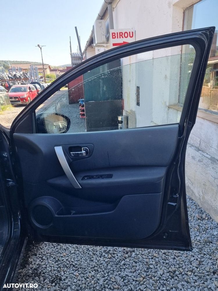 Usa Dreapta Fata Nissan Qashqai Facelift 2010 - 2013 SUV 4 Usi Vulkanschwarz Metalizat ... - 2