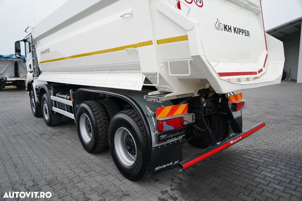 MAN TGS 41.460 / 8X8 / ​​​​BASCULĂ SPATE / KH KIPPER / MANUALĂ / NAVI / EURO 6 - 17