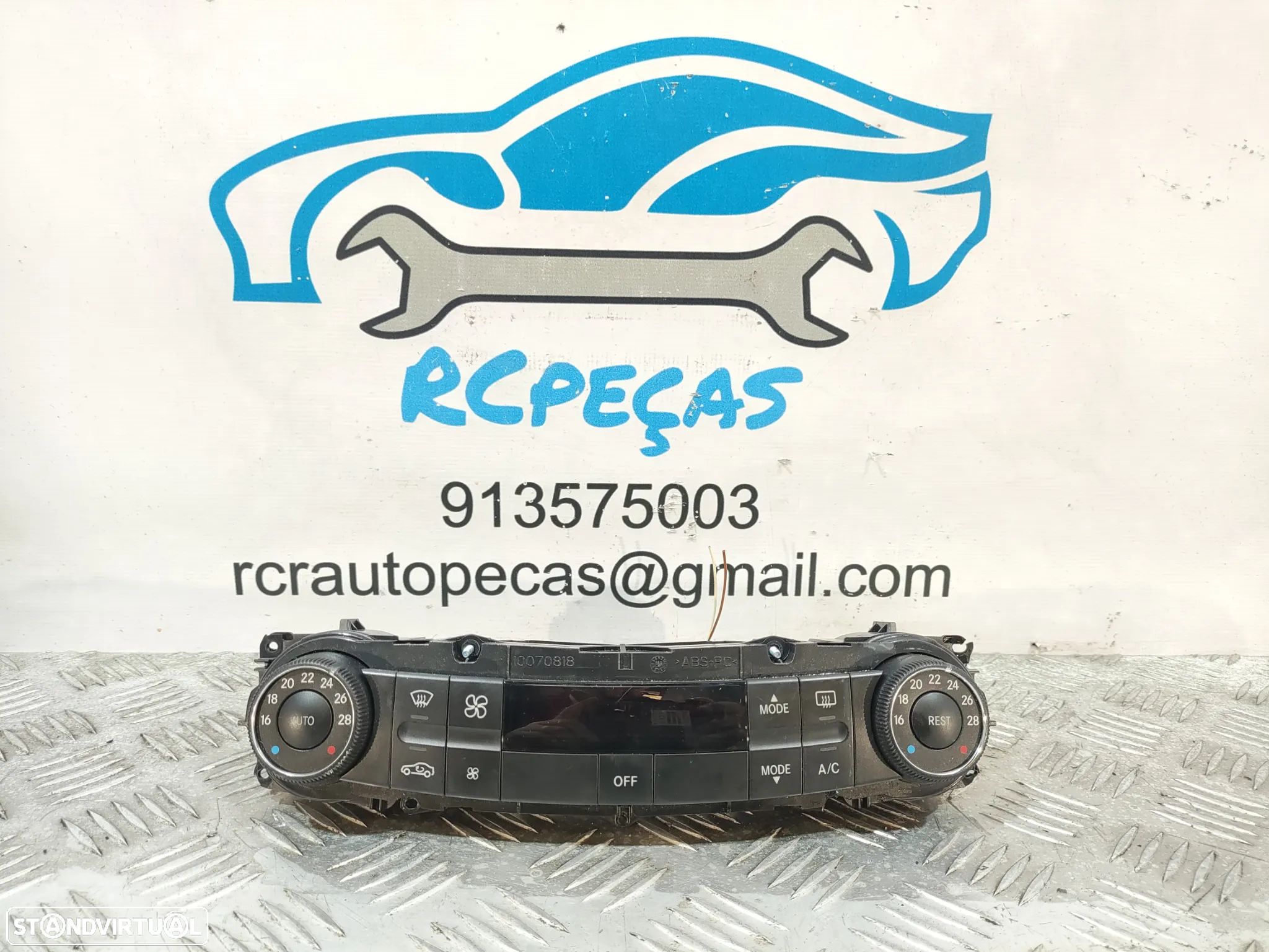 DISPLAY SOFAGEM COMANDO CHAUFFAGE AR CONDICIONADO AC CLIMATRONIC ORIGINAL MERCEDES BENZ CLASS CLS C219 W219 2198300985 A2198300985 - 1