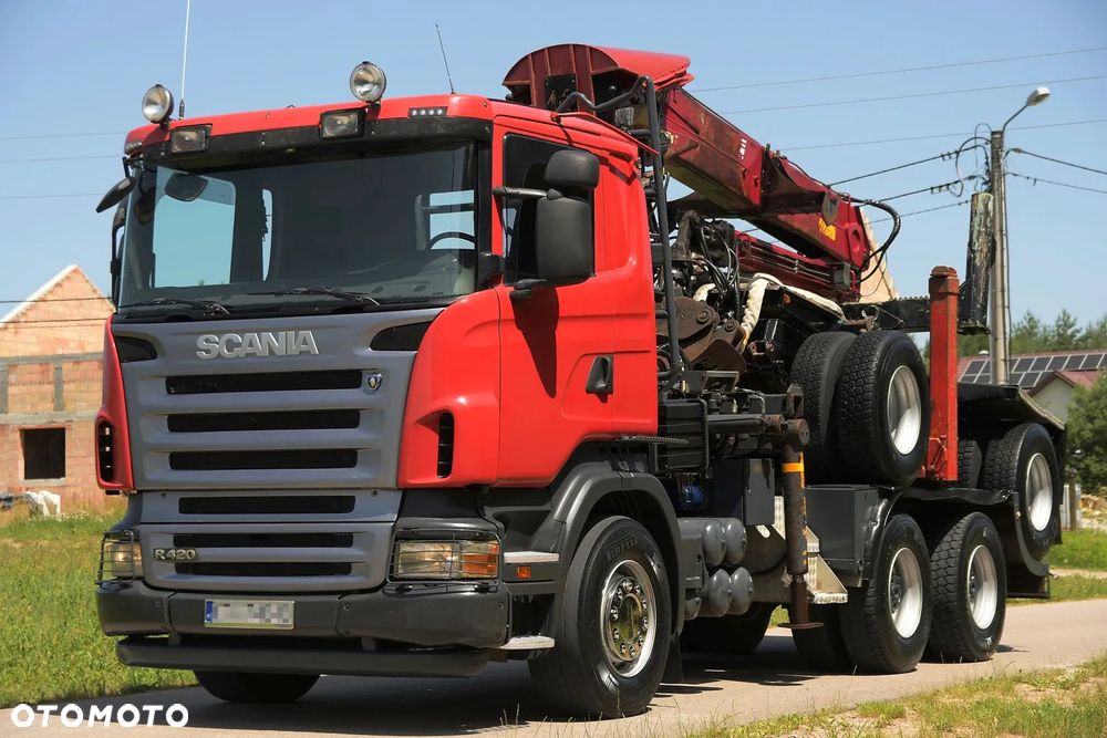 Scania R420=6X4=HDS=DO-DREWNA-DRZEWA=ZESTAW - 1