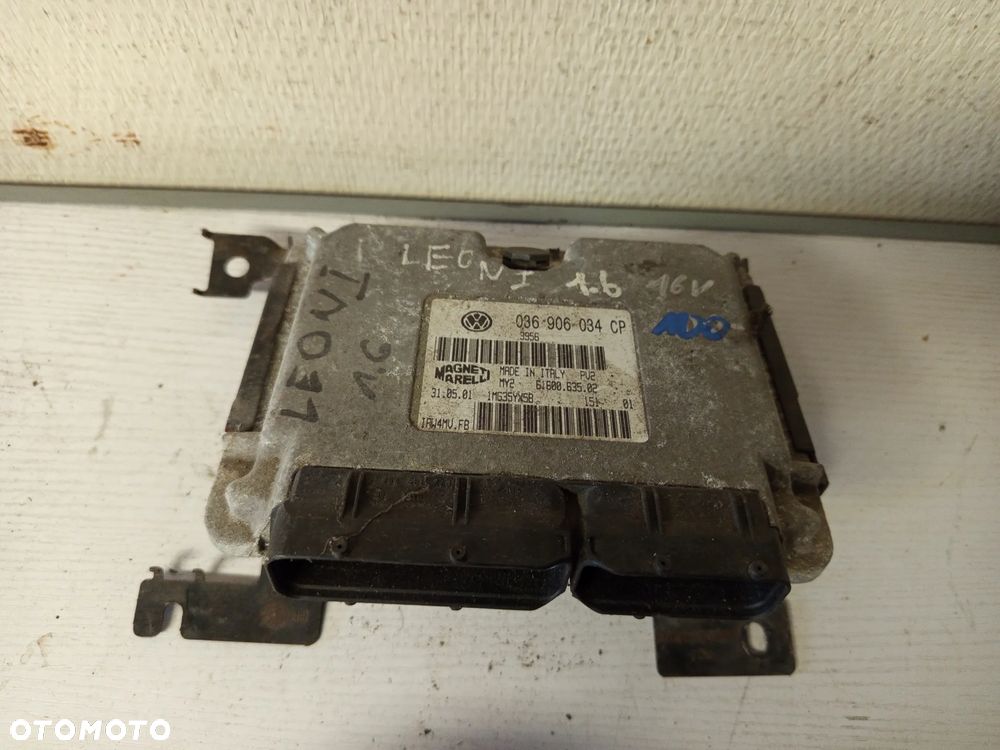 KOMPUTER SILNIKA SEAT LEON I 036906034CP 1.6 105KM 99-06 STEROWNIK - 1