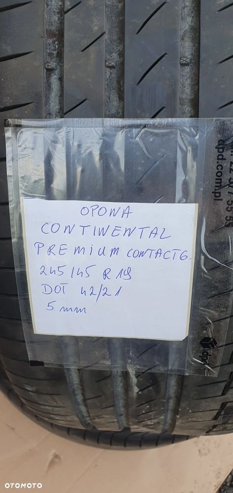 2X Opona Continental Premium Contact 6 245/45 R19 5mm 4221 - 8