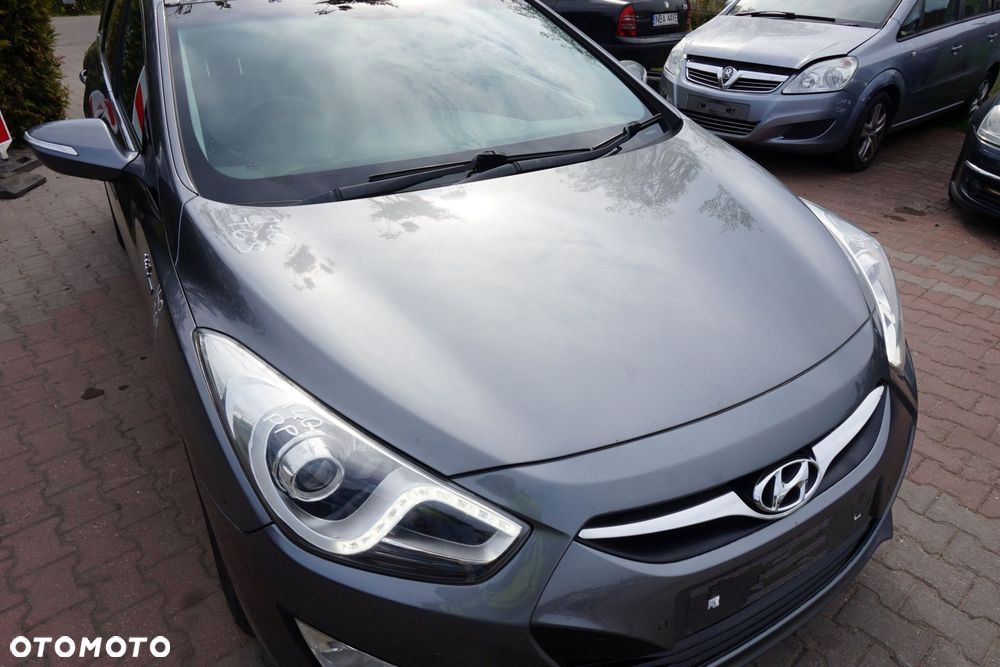 MASKA ZDERZAK BŁOTNIKI LAMPY I40 VF T6S  HYUNDAI 2011-2014 SZARY PRZÓD KOMPLETNY - 4