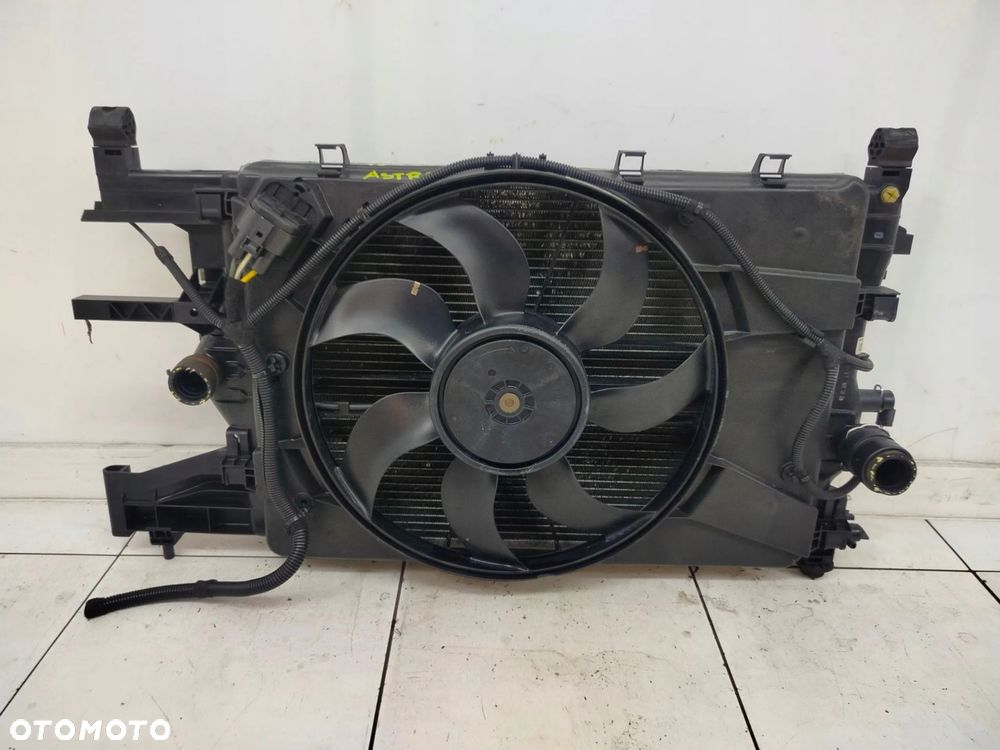 OPEL ASTRA J LIFT 12R- KOMPLET CHŁODNIC WENTYLATOR 1.6 BENZYNA AUTOMAT - 7