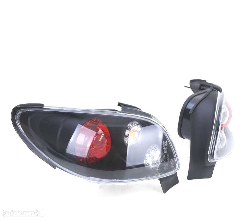 FAROLINS TRASEIROS 206 CC 98-09 PRETOS - 2