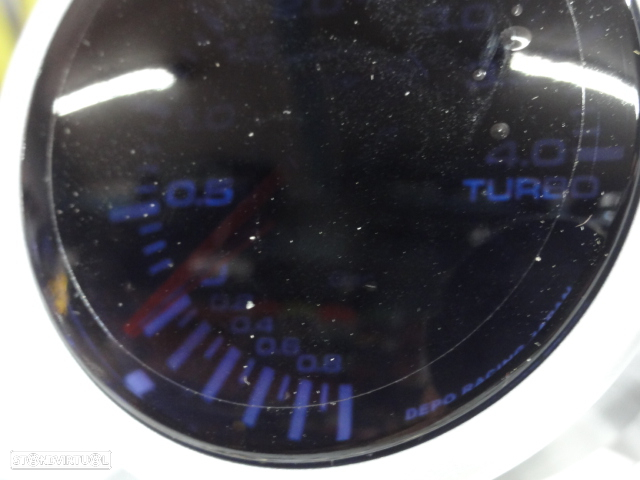 Manômetro da Pressão do Turbo 4 bar Fundo Preto / smoke c/iluminação led branco Depo Racing Japan - 14