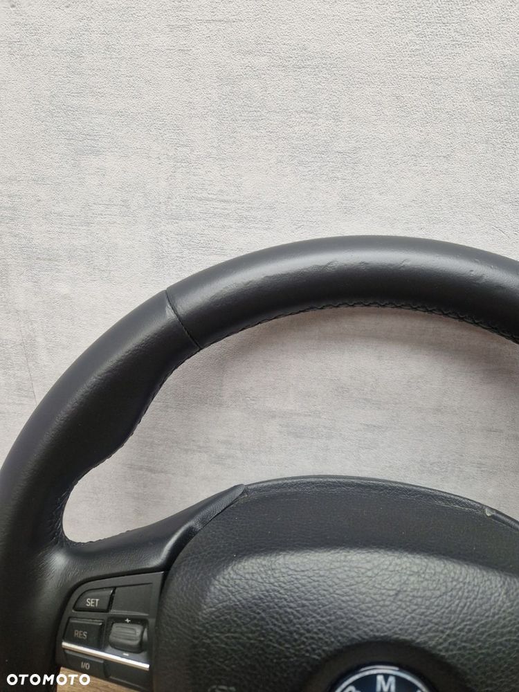 BMW F01 F07 F10 F11 KIEROWNICA SPORTOWA SPORT SKÓRA KOMPLETNA Z PODUSZKĄ EU - 5