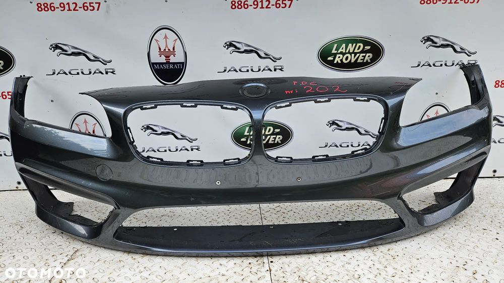 BMW 2 F45 F46 2014-2018 Zderzak przód pod czujniki parkowania Zderzak przedni 6x PDC NIE SPAWANY NIE NAPRAWIANY 7328677 - 2