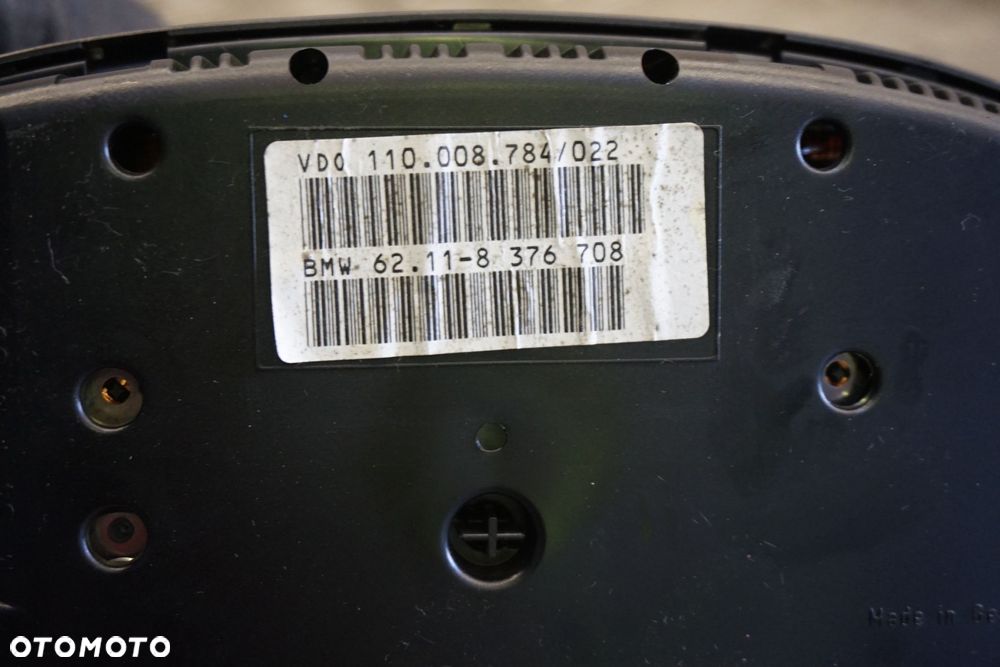 LICZNIK ZEGARY 5 E39 2.5 36V 8376708 BMW 1995-2000 - 3