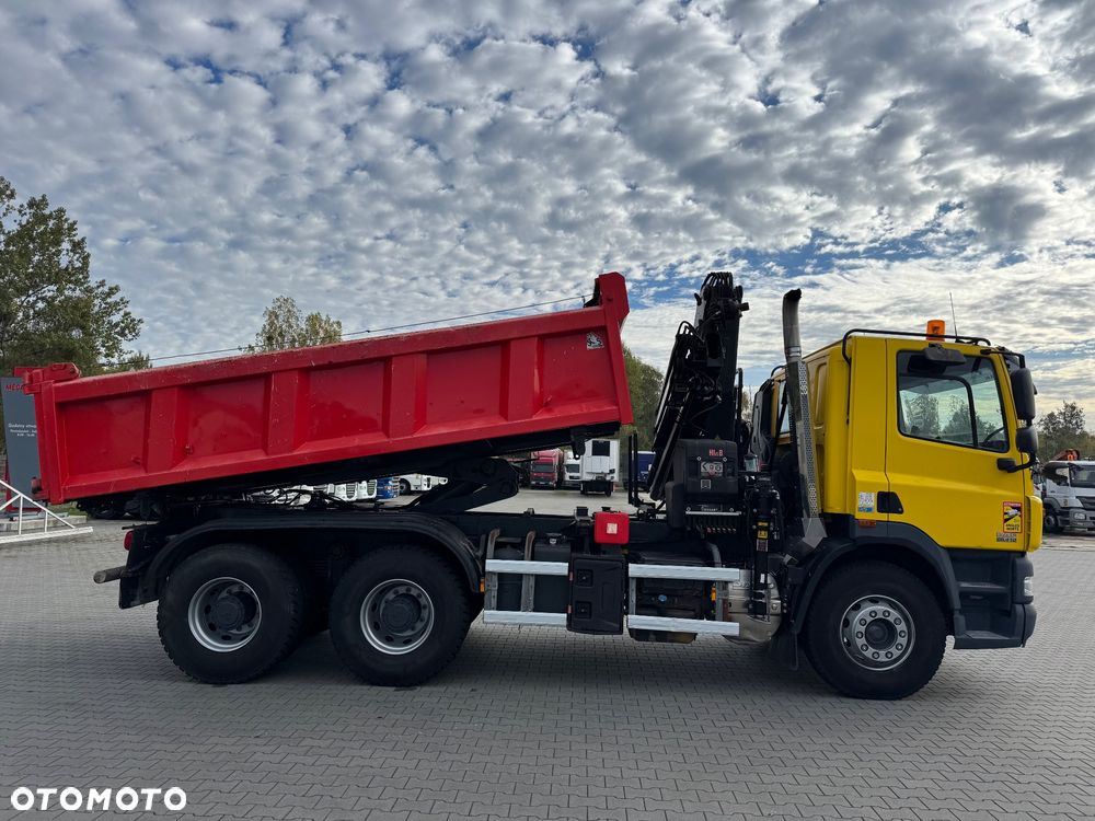 DAF CF 85.410 ATe 6x4 DŻWIG HDS HYDROBURTA OPONY-90% - 4