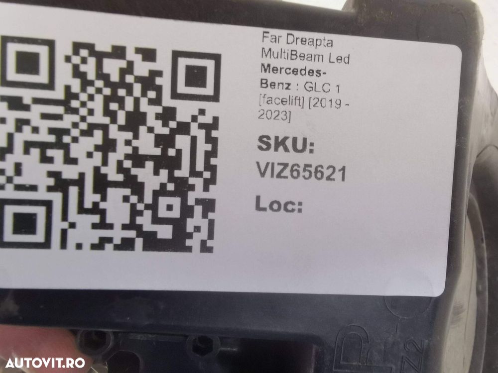 Far Dreapta MultiBeam Led Mercedes-Benz  GLC 1 [facelift] 2019 2020 20 - 8