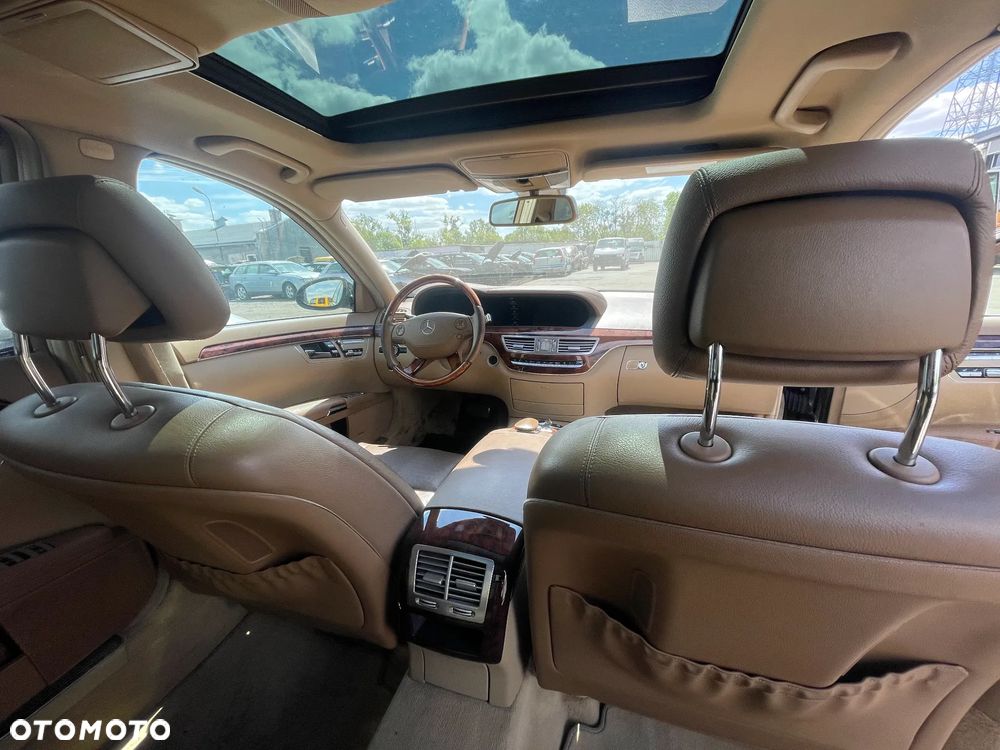 Mercedes Benz W221 LONG FOTELE BOCZKI 204 Skóra - kolor brązowy - 12