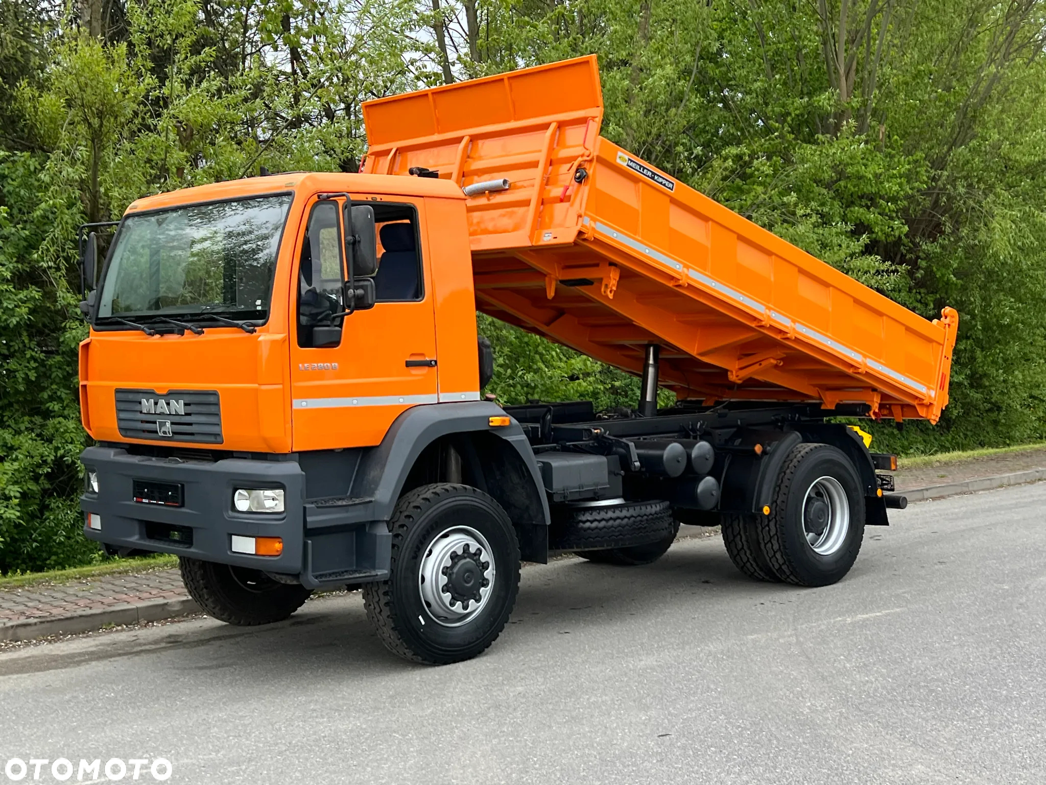 MAN * LE 280 B * MAN * 4x4 * Kiper Wywrotka x3 * Meiller * Sprowadzony * Stan Perfekcyjny * - 32
