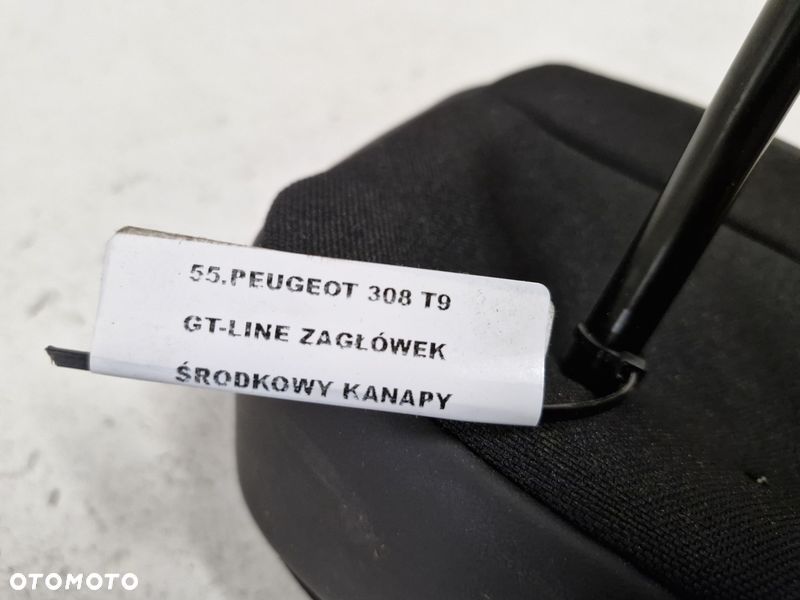 peugeot 308 2 ii t9 gt line zagłówek środkowy kanapy tylnej tył tylny - 3