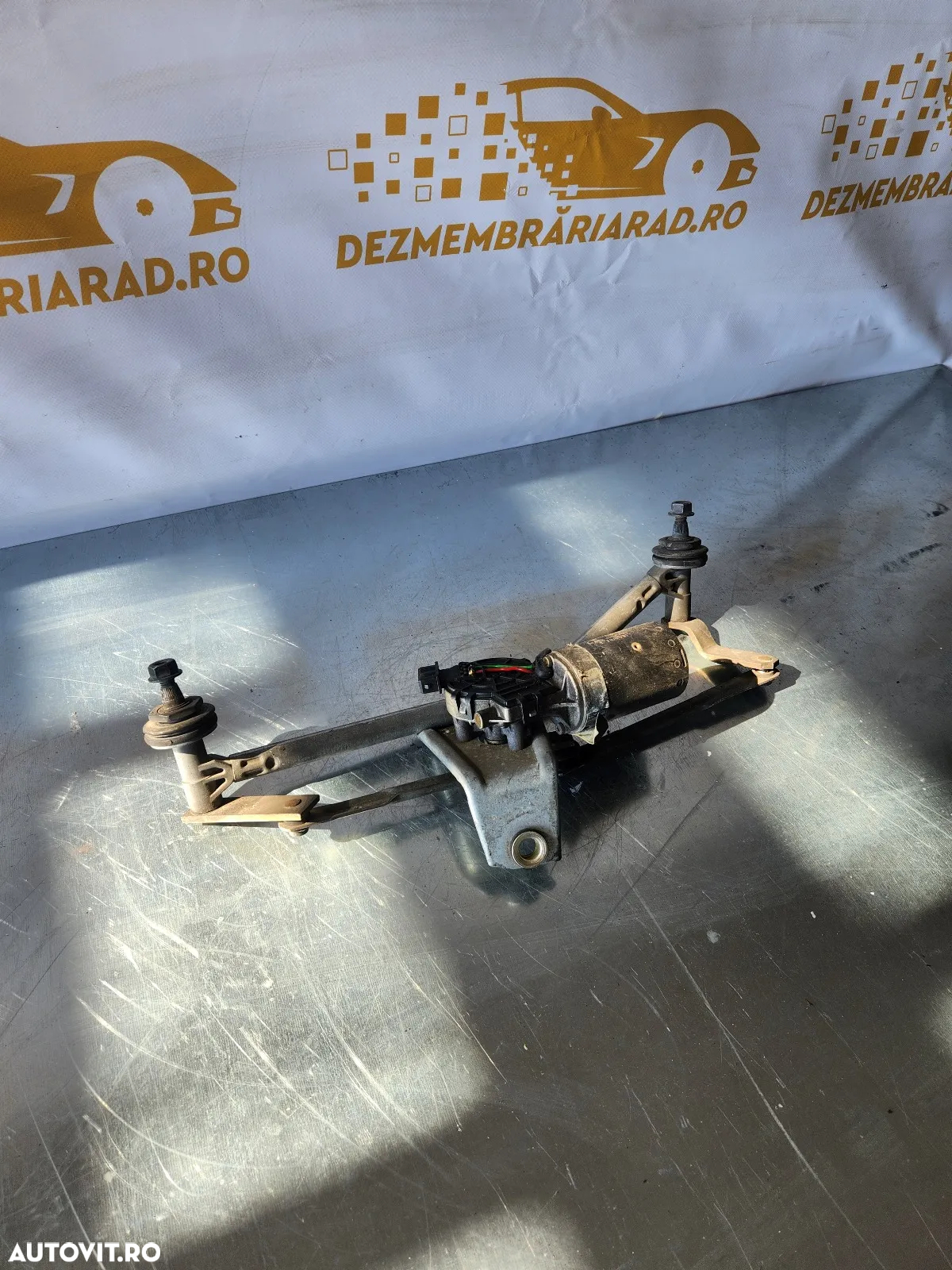 Ansamblu Motoras Stergatoare Peugeot 206 Volan Stanga Europa - Dezmembrari Arad - 3