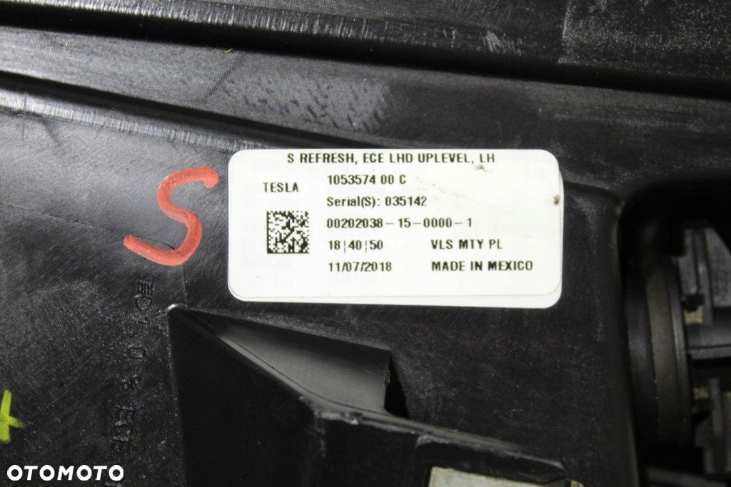 Tesla S Lift Lampa Przód Przednia Lewa Full Led Lewy - 6