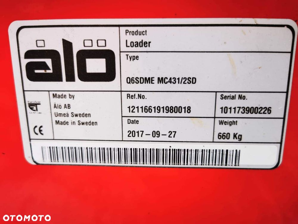 Blok hydrauliczny ładowacza czołowego Massey Ferguson 4323 (Q6SDME) - 2