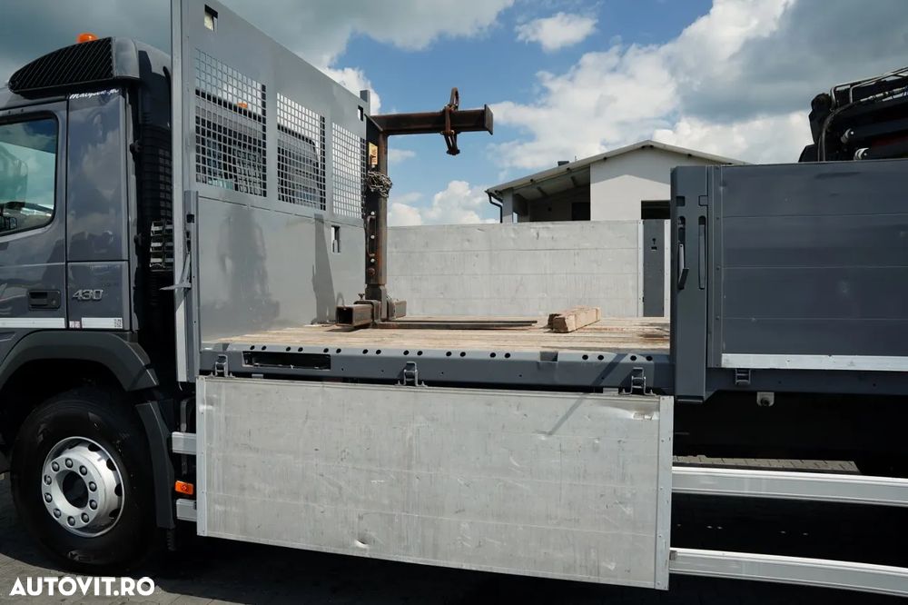 Volvo FMX 430 / LIVRARE - 7,15 M / HYVA HC-183 CUPĂ / ROTATOARE / FURCĂ PENTRU PALEȚI / TELECOMANDĂ - 8