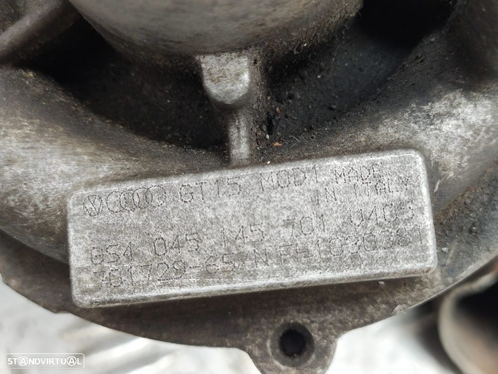Turbo Original Garret 70172965 VWAG VW Volkswagen Audi Seat Skoda 045145701V 1.4 TDI 75cv AMF - 8