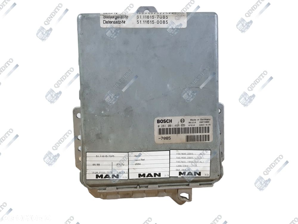 STEROWNIK KOMPUTER SILNIKA MAN 0281001468 - 1