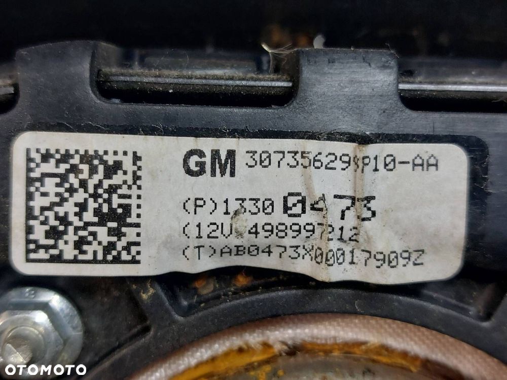 ZESTAW AIRBAG KOKPIT PODUSZKI MODUŁ OPEL MERIVA B 10-13r 13300473 - 10