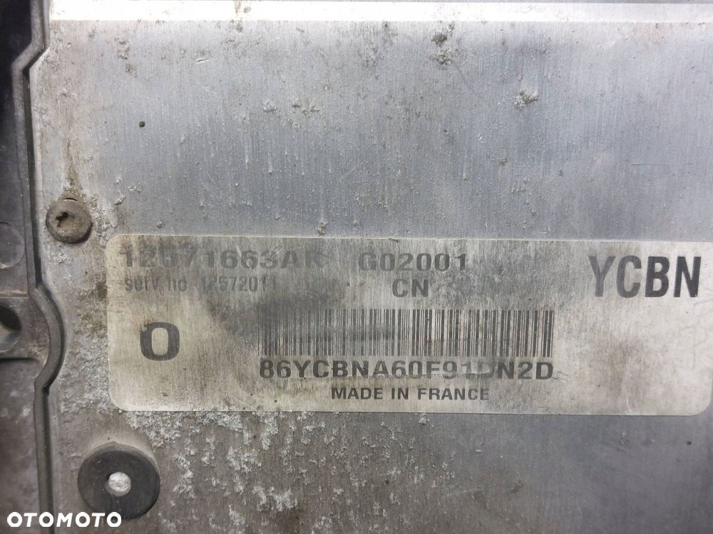 ZESTAW STARTOWY OPEL VECTRA C 12571663AK 12572011 13112784XR 09226554BZ - 2