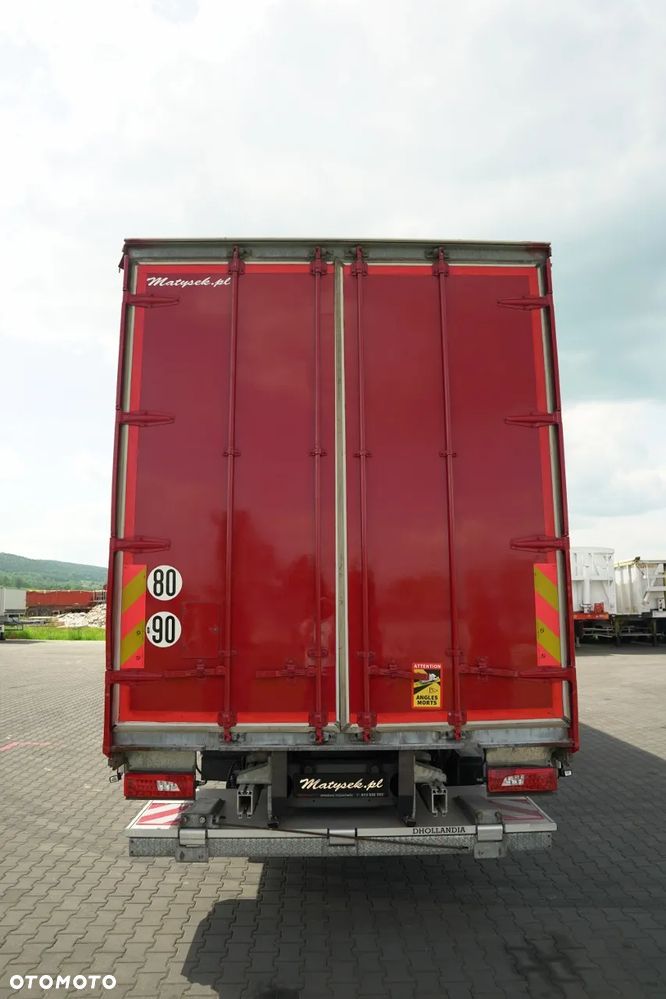 Scania R 410 / FIRANKA 9,5 M  / 6x2 / OŚ PODNOSZONA / WINDA DHOLLANDIA  / EURO 6 - 12