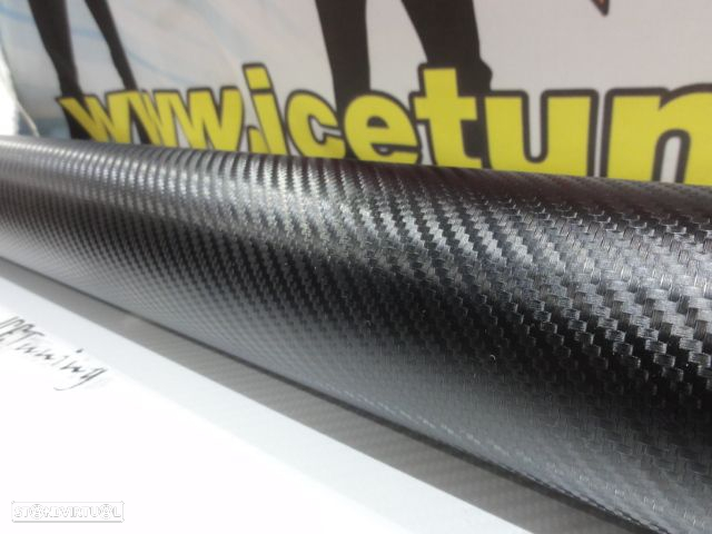 Película, vinil em carbono Preto 3D 1,52M x 1M, 1.52M X 0.50M, 2M X 0.50M - 10