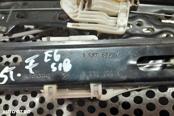 Macara geam fata stanga electrica 7138465E 7138465E BMW Seria 1 E87 [ - 2