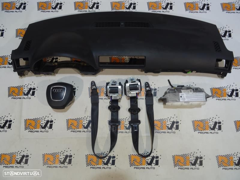 Kit de Airbags Audi A4 B7 - Tablier - Airbag do Volante - Airbag do Pasageiro - Cintos Frontais - 1