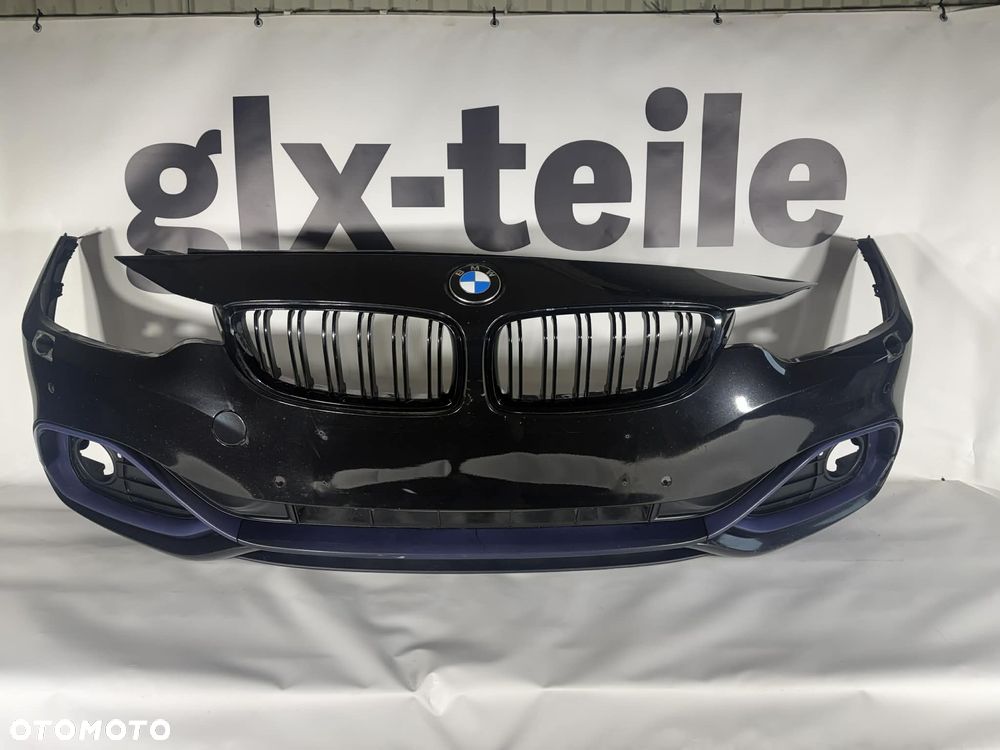 BMW 4 F32 F33 F34 Zderzak Przód Przedni PDC, Sprysk Kolor: 475 2013-2017 - 1