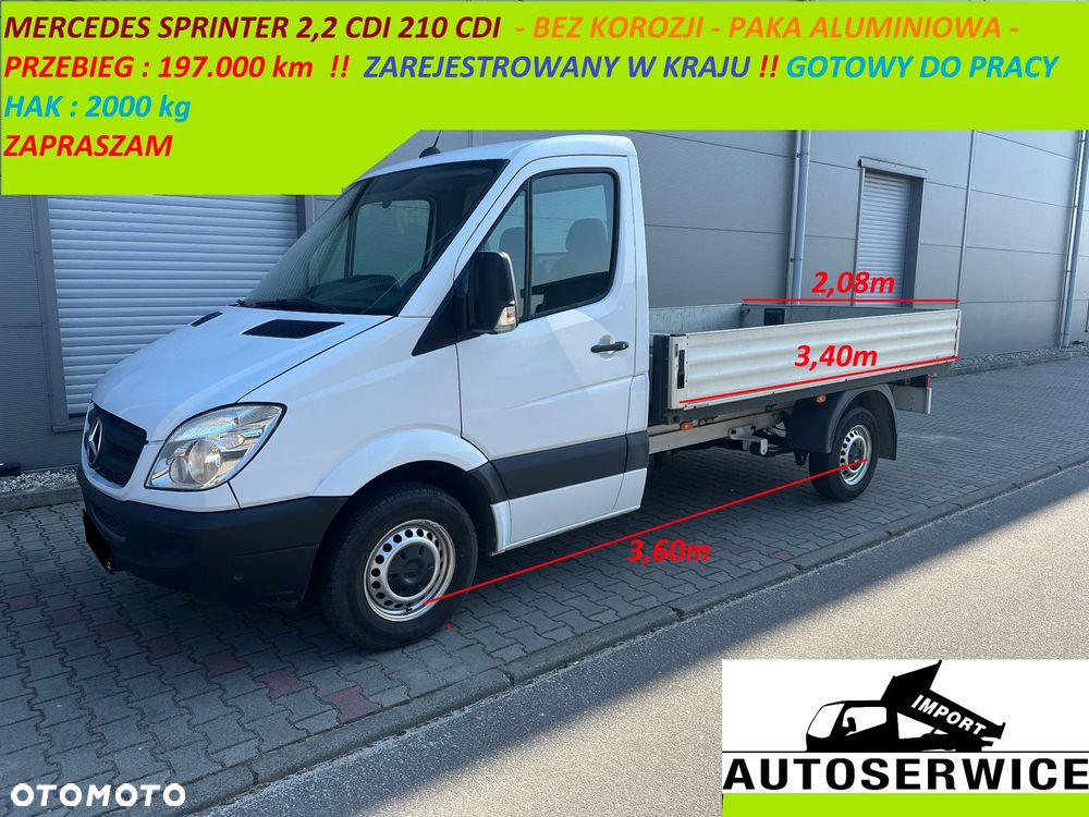 Mercedes-Benz SPRINTER 210 2,2 CDI  Skrzynia Aluminiowa Zarejestrowany GOTOWY DO Pracy !! - 1