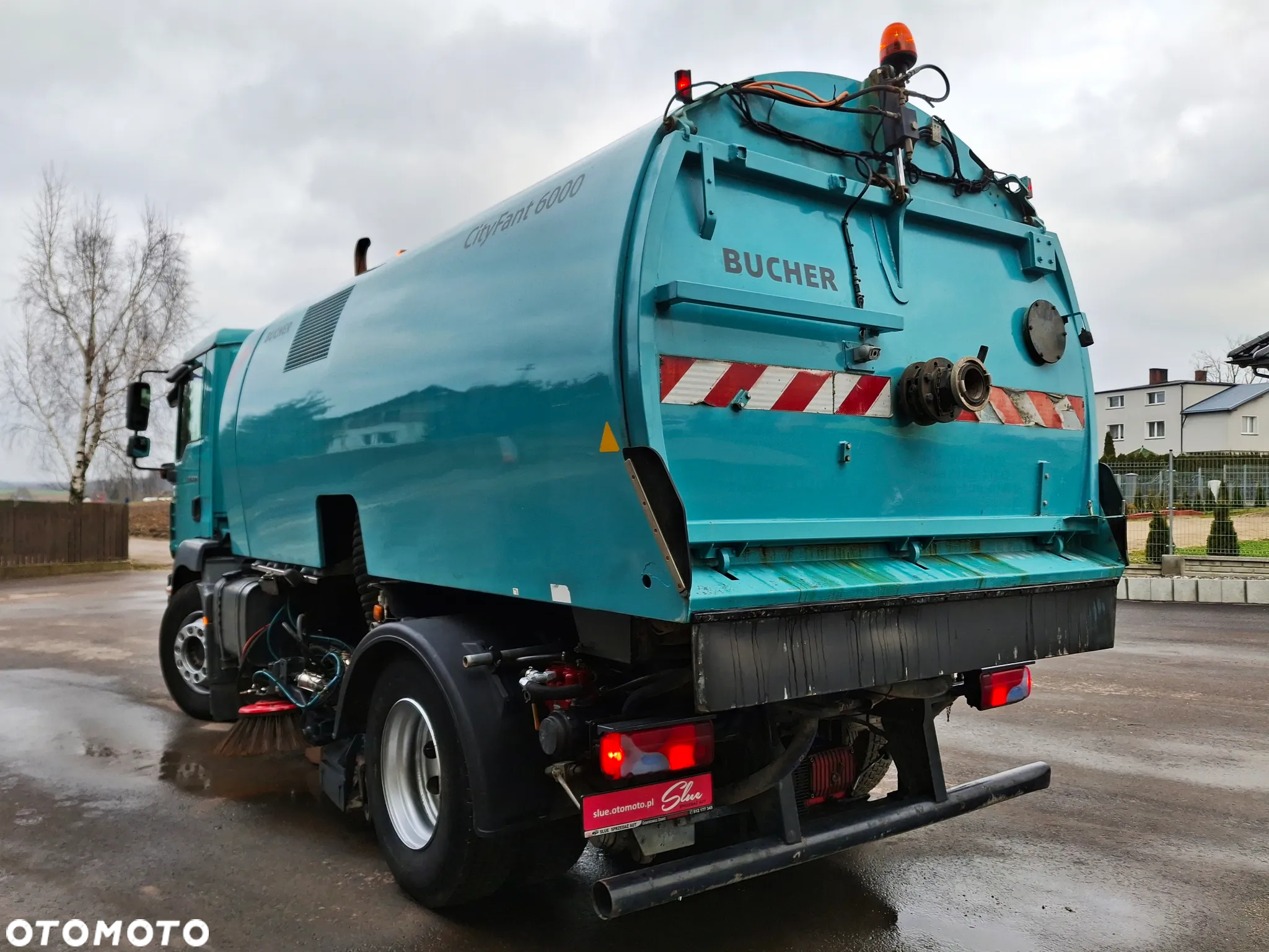 MAN TGM 18.290 Zamiatarka Bucher 2 Silniki Karcher Mycie Ciśnieniowe EUnited PM10 - 15