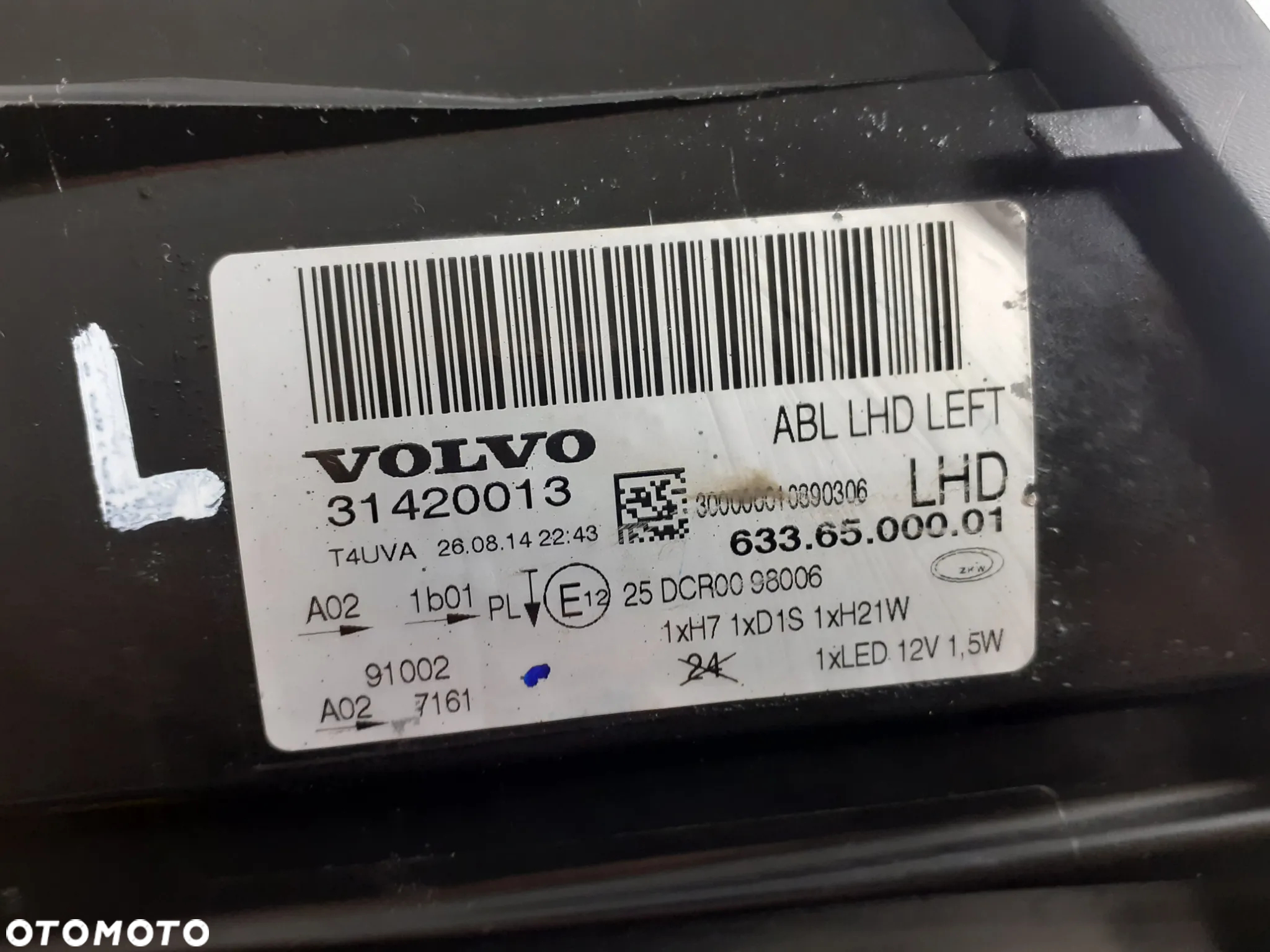 Lampa lewa V70 S80 ksenon - 10