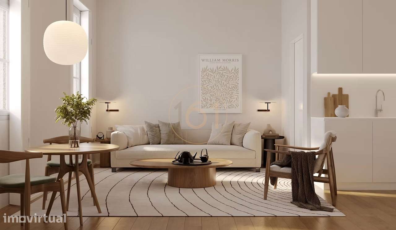 Apartamento T0 Duplex em condomínio privado com terraço de 18m2 na rua - Grande imagem: 5/9