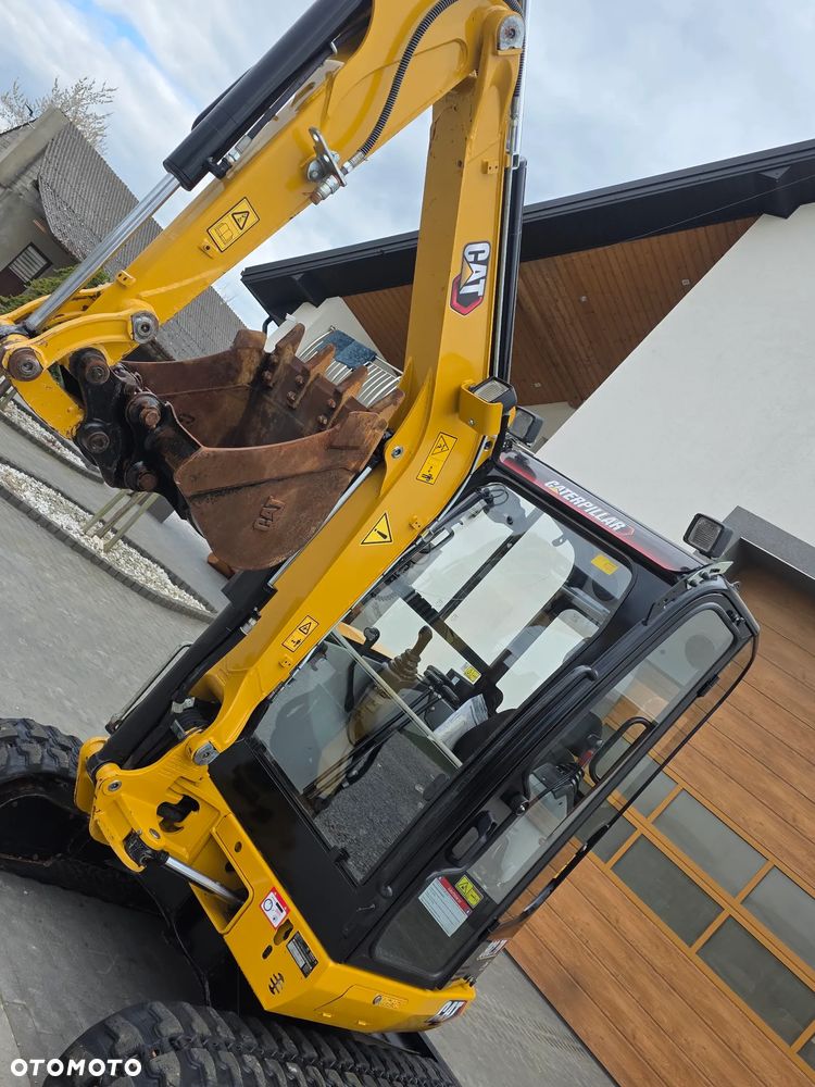 Caterpillar CAT 302.7 D CR mini koparka szybkozłącze 3 łyżki piękna serwisowana 1 wł JCB sprowadzona - 12