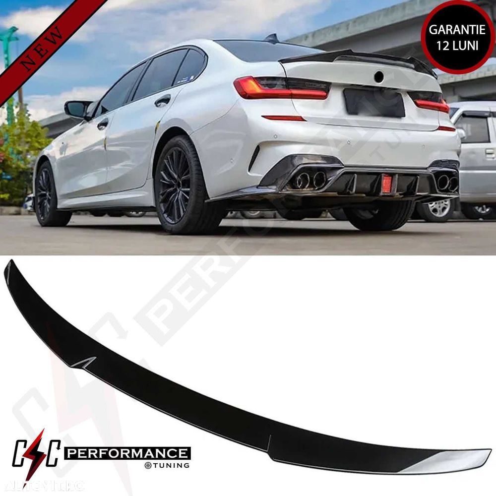 Eleron Portbagaj Compatibil BMW Seria 3 G20 (2019-up) M4 Negru Lucios - 4