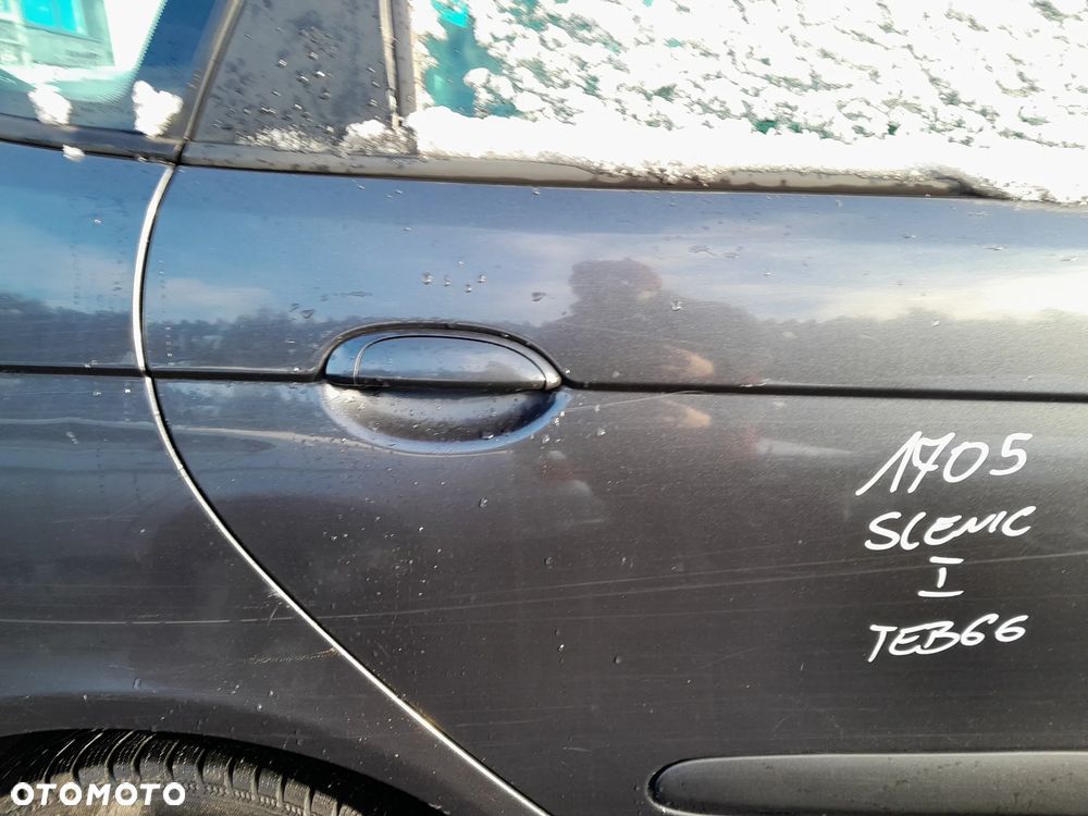 RENAULT SCENIC I FL DRZWI PRAWE TYLNE PRAWY TYŁ KOLOR: TEB66 - 2