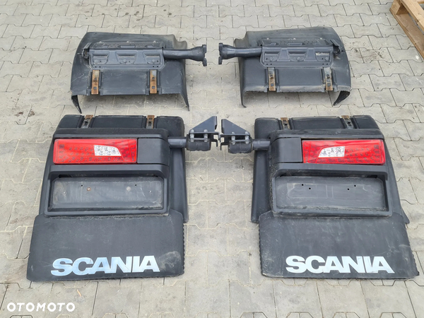 BŁOTNIK LEWY + PRAWY TYŁ LED SCANIA R S NOWY MODEL NGS NTG