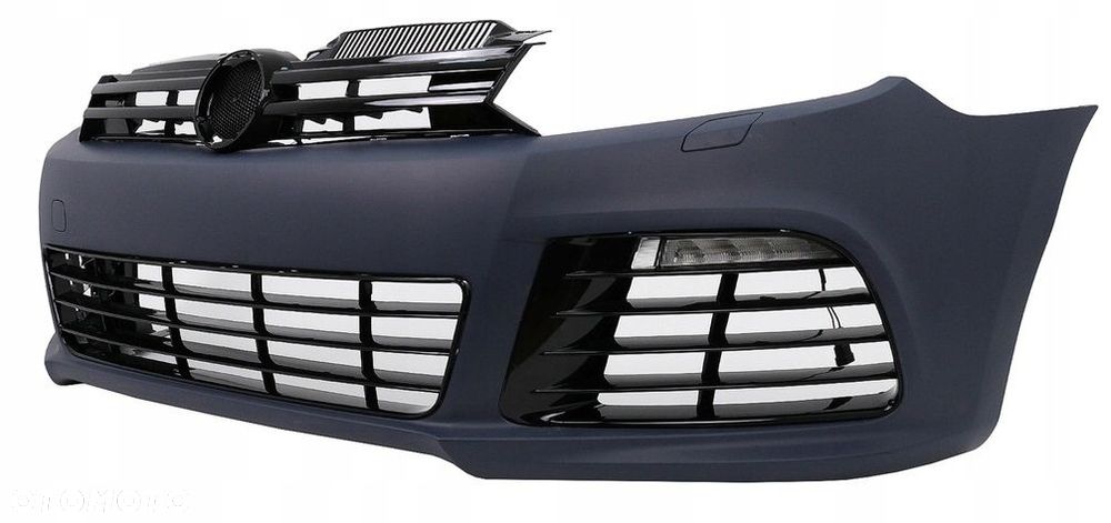 Zderzak Przod kpl Grill Kratki Led R20 R-Look Tuning Vw Golf VI 6 5k 5k0 - 1