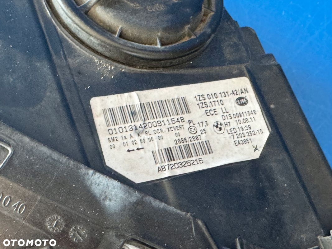 LAMPY BI XENON BMW F10 F11 DNAMIC SKRETNE KOMPLETNE BDB EU - 11