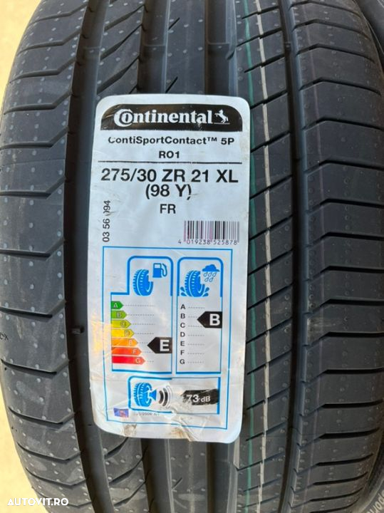 vand 4 anvelope 275/30/21 continental de vară noi - 2