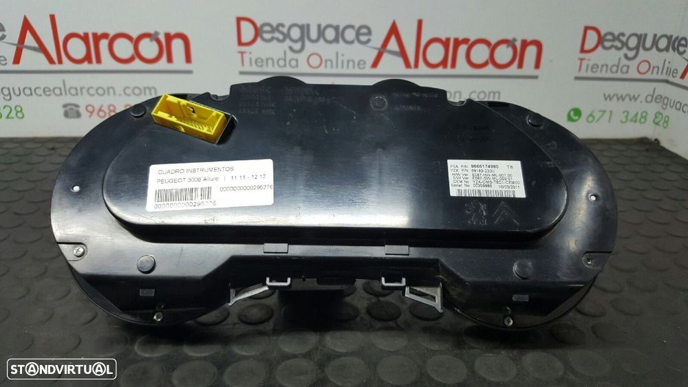 QUADRANTE PEUGEOT 3008 ALLURE - 2