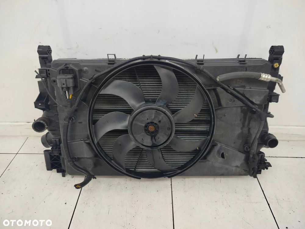 OPEL ASTRA J LIFT 12R- KOMPLET CHŁODNIC WENTYLATOR 1.6 CDTI - 10