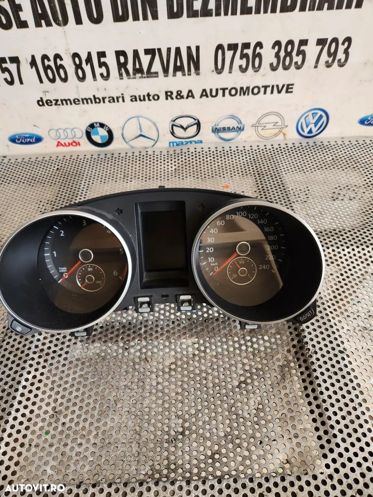 Ceasuri Bord Vw Golf 6 VI Diesel Automat Volan Stanga Europa Cod 5KJ - 2